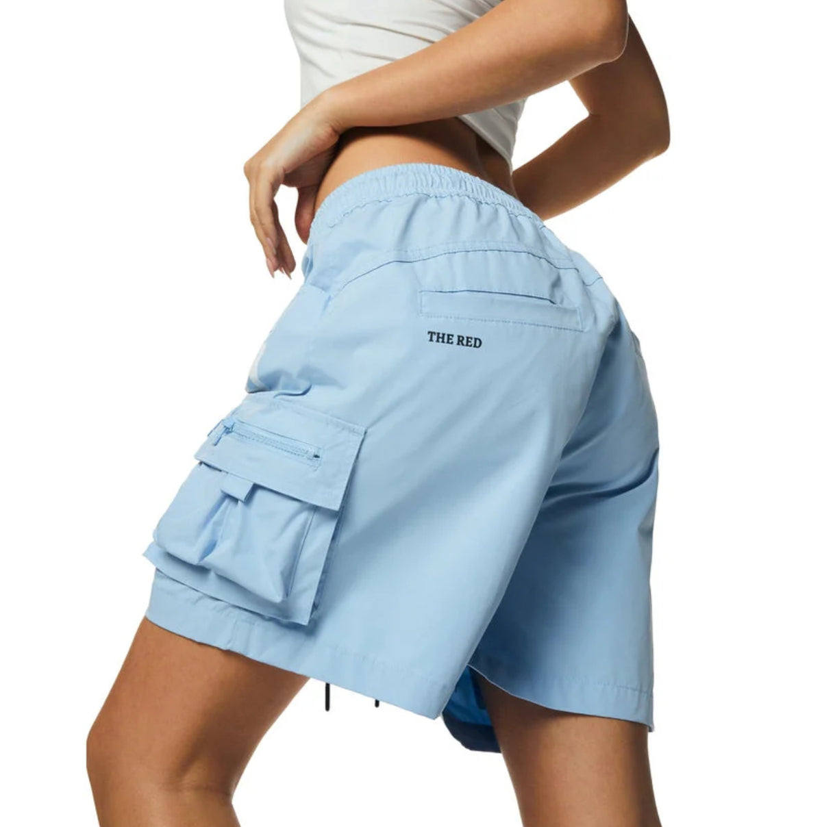 Smoke Rise Slouch Utility Shorts — view 8