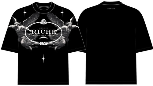 Vie Richie Black Angel T-shirt — view 2