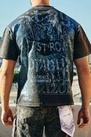 First Row Stay Curious Eyeball Foil Tee - view 2