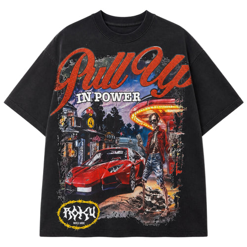 Roku Studios Pull Up In Power Boxy Tee