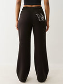 True Religion Lurex Buddha Straight Leg Sweatpants — view 3