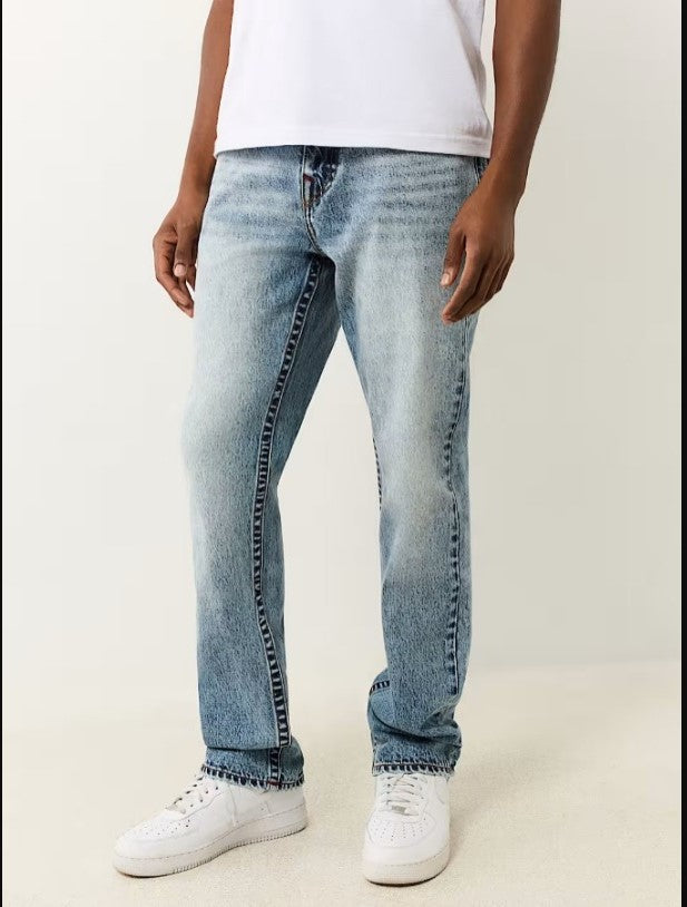 True Religion "Ricky Warped Horseshoe Straight" Jeans