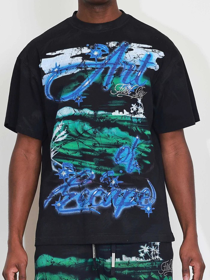 First Row "Art of Escape Wave" Tee